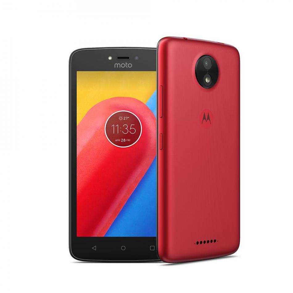 Купить Смартфон Motorola MOTO C Plus 16GB Вишневый по выгодной цене в  интернет-магазине set-tehniki.com